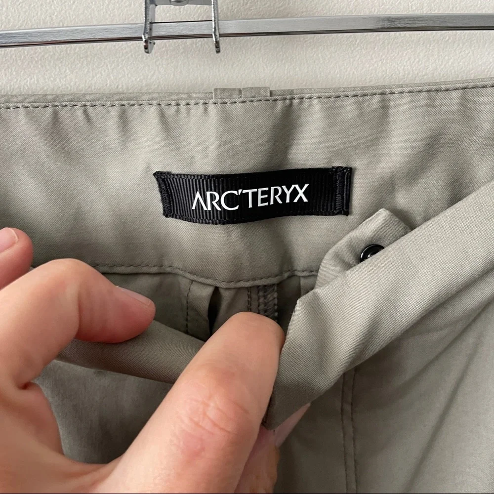 Arc’teryx Grey Cotton Jogger Pants Womens 6 - Picture 7 of 8